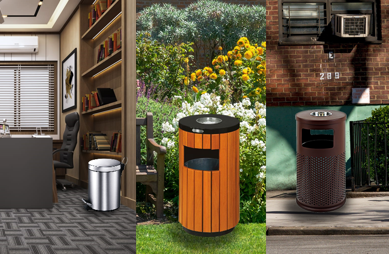 Indoor & Outdoor Bins